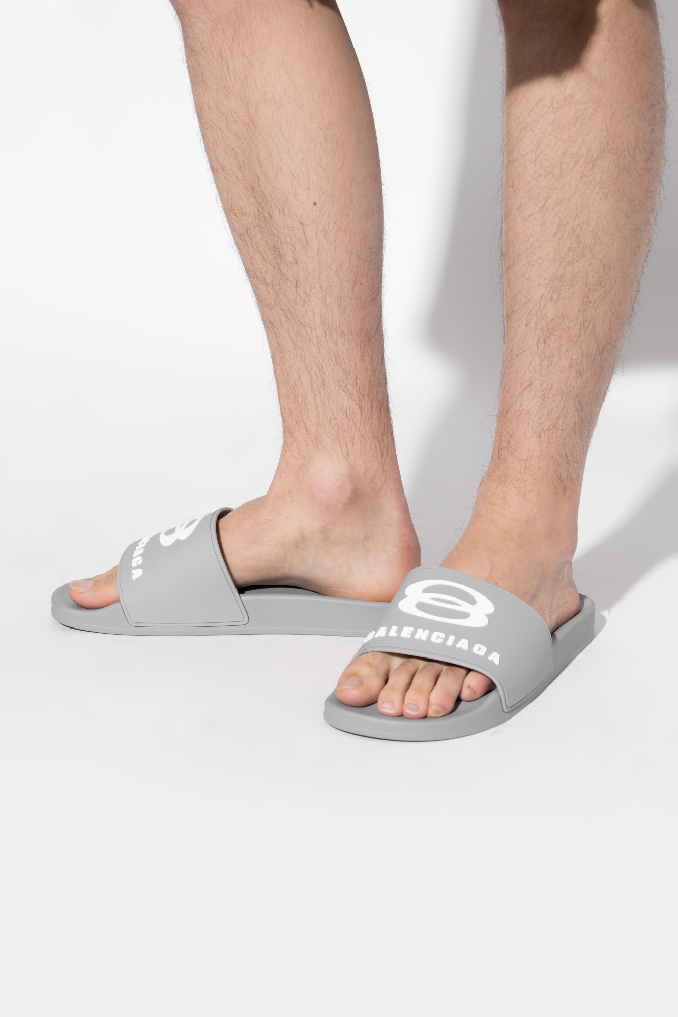 Grey Rubber flip-flops Balenciaga - Vitkac Italy